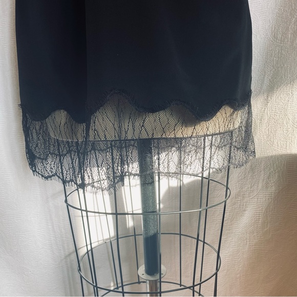Wilfred pure silk/lace black chemise slip. - Picture 5 of 7